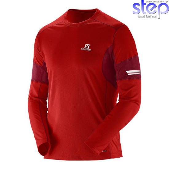 SALOMON Ανδρική Μπλούζα OUTDOOR AGILE LS TEE M MATADOR-X/VICTORY